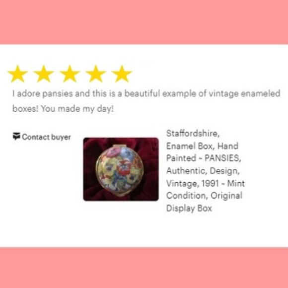 Crummles Enamel Box MAGNOLIA Soulangiana Blossom - Picture 13 of 15